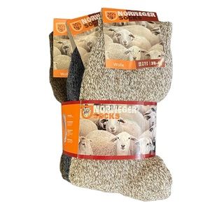 Warm Norweger socks Wool 3 pairs